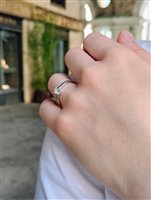 Vicenza - Piazzetta Palladio 2 - Anneau Salvini Femme Eterea in Or blanc Diamante 0.25 Ct 20115616 - 20115616